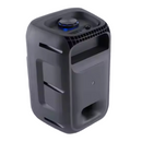 Tragbarer Lautsprecher MS-2043BT mit 8-Zoll-Woofer, Bluetooth, RGB-Lichtern und Karaoke-Mikrofon