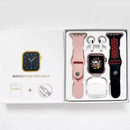 Smartwatch T55 Pro Max + Bluetooth-Kopfhörer + Ladestation + Extra-Armband - Komplettset