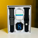 Smartwatch T55 Pro Max + Bluetooth-Kopfhörer + Ladestation + Extra-Armband - Komplettset