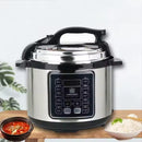 Multifunktionaler elektrischer Schnellkochtopf 14 in 1 – Schnelles, gesundes und effizientes Kochen, 6 l, LED-Display