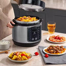 Multifunktionaler elektrischer Schnellkochtopf 14 in 1 – Schnelles, gesundes und effizientes Kochen, 6 l, LED-Display