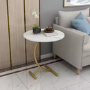 Runder Couchtisch mit Marmoreffekt - modernes und elegantes Design