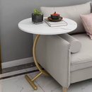 Runder Couchtisch mit Marmoreffekt - modernes und elegantes Design
