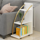 Dekorativer Beistelltisch mit 3 Ablagen aus PVC - modernes und funktionales Design