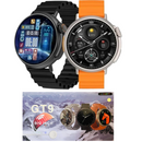 Smartwatch LAXASFIT GT9 - großes Display, kabelloses Laden, Aktivitäts-, Schlaf- und Pulstracking, Sport