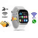 Smartwatch K4G Ultra mit 4G-SIM - Videoanrufe, KI-Assistent und Gesundheitsmonitor