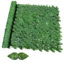 Künstliche Hecke mit grünen Blättern 1x3m - Dekorative grüne Wand für innen/außen