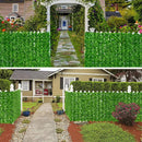 Künstliche Hecke mit grünen Blättern 1x3m - Dekorative grüne Wand für innen/außen