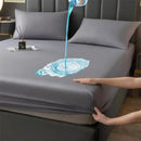 Wasserdichter Matratzenschoner mit Gummizug 90x200x25 cm - Antibakteriell und atmungsaktiv