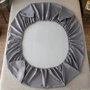 Set wasserdichter Matratzenschoner 180x200x25cm mit Gummizug + 2 Kissenbezüge 47x70cm