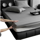 Set wasserdichter Matratzenschoner 180x200x25cm mit Gummizug + 2 Kissenbezüge 47x70cm