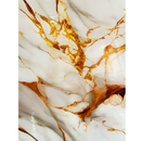 Selbstklebende Wandfolie Marmor Weiß mit Goldakzenten - 60cm x 3m - Premium-Design