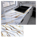 Selbstklebende Wandfolie in strukturierter Marmoroptik, mehrfarbig 0.6x3m - Premium-Design