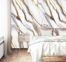 Selbstklebende Wandfolie in strukturierter Marmoroptik, mehrfarbig 0.6x3m - Premium-Design