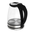 Tragbarer Wasserkocher 1500W aus Glas und Edelstahl - schnelles Aufkochen für Tee und Kaffee