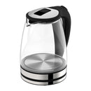 Tragbarer Wasserkocher 1500W aus Glas und Edelstahl - schnelles Aufkochen für Tee und Kaffee