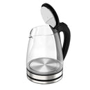 Tragbarer Wasserkocher 1500W aus Glas und Edelstahl - schnelles Aufkochen für Tee und Kaffee