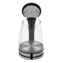 Tragbarer Wasserkocher 1500W aus Glas und Edelstahl - schnelles Aufkochen für Tee und Kaffee