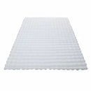 Flauschiger Teppich aus Kunstfell im 3D-Bubble-Design 180x230cm - Weiß im Nordic-Stil für Wohnzimmer und Schlafzimmer