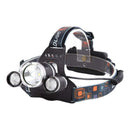 Professionelle LED-Stirnlampe 5000 Lumen - USB-aufladbar, Reichweite 500 m