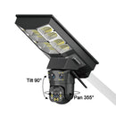 Solar-Überwachungskamera 4MP mit 32-GB-Karte - Intelligente PTZ, starke LED, 4G, Gegensprechfunktion