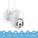Kabellose Überwachungskamera FULL HD 1080P mit 32GB-Karte - Schwenkbar, WLAN, Nachtsicht