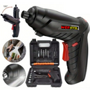 Tragbarer Elektroschrauber, 3,6V | 250 U/min, 47 Teile, USB-Aufladung