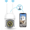 Smarte WLAN-Überwachungskamera für außen mit Farb-Nachtsicht, Bewegungserkennung und Smartphone-Steuerung