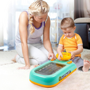 Interaktives Lenkrad-Spielzeug, Raumschiff-Modell, Sounds und Funktionen, USB-Stromversorgung, für Kinder von 3-6 Jahren