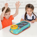Interaktives Lenkrad-Spielzeug, Raumschiff-Modell, Sounds und Funktionen, USB-Stromversorgung, für Kinder von 3-6 Jahren