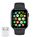 Aktionsset 1+1 Smartwatch + kabellose Kopfhörer - HD-Display, Gesundheitsüberwachung, Musiksteuerung