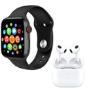 Aktionsset 1+1 Smartwatch + kabellose Kopfhörer - HD-Display, Gesundheitsüberwachung, Musiksteuerung