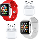 Aktionsset 1+1 Smartwatch + kabellose Kopfhörer - HD-Display, Gesundheitsüberwachung, Musiksteuerung