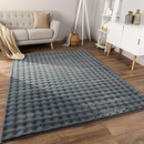 Nordischer Kunstfell-Teppich 3D Bubble 180x230 cm - Modernes Design, ultraweich, rutschfest
