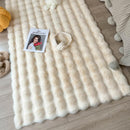 Kunstfell-Teppich 3D Bubble 180x230cm - Premium-Nordic-Design für Wohnzimmer und Schlafzimmer - Creme