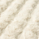 Kunstfell-Teppich 3D Bubble 180x230cm - Premium-Nordic-Design für Wohnzimmer und Schlafzimmer - Creme