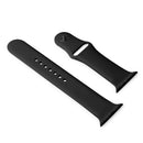 Premium-Silikonarmband 20mm - Universell für Smartwatches und klassische Uhren - Elegantes Design in Schwarz
