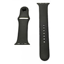 Premium-Silikonarmband 20mm - Universell für Smartwatches und klassische Uhren - Elegantes Design in Schwarz