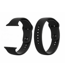 Premium-Silikonarmband 20mm - Universell für Smartwatches und klassische Uhren - Elegantes Design in Schwarz