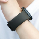 Premium-Silikonarmband 20mm - Universell für Smartwatches und klassische Uhren - Elegantes Design in Schwarz