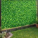 Aktionspaket! Set mit 3 künstlichen Sichtschutzzaun-Elementen 1x3m - Premium-Blätter für innen/außen, wetterfest