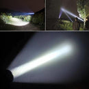 1+1 Paket Taktische LED-Taschenlampe mit Zoom und Wasserbeständigkeit - 3 professionelle Leuchtmodi