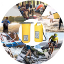 Paket 1+1 Wasserdichter Rucksack für Wandern, Rafting und Wassersport - 100% wasserdichter Schutz