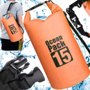 Paket 1+1 Wasserdichter Rucksack für Wandern, Rafting und Wassersport - 100% wasserdichter Schutz