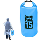 Paket 1+1 Wasserdichter Rucksack für Wandern, Rafting und Wassersport - 100% wasserdichter Schutz