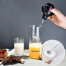 Elektrischer Milchaufschäumer 450 ml, mit Glasbehälter aus hitzebeständigem Glas, dichter und gleichmäßiger Schaum, ideal für Cappuccino, Latte und Kaffee
