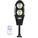 Solarleuchte 150W mit 60 COB-LEDs, Bewegungsmelder, 3 Leuchtmodi, Fernbedienung, IP65, Laufzeit bis zu 12h, Außenbeleuchtung für Hof und Garten