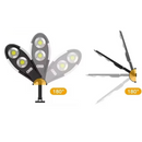 Solarleuchte 150W mit 60 COB-LEDs, Bewegungsmelder, 3 Leuchtmodi, Fernbedienung, IP65, Laufzeit bis zu 12h, Außenbeleuchtung für Hof und Garten