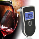Digitaler Alkoholtester mit beleuchtetem LCD-Display, automatischer Sensorprüfung, 3 Maßeinheiten und 5 Mundstücken inklusive