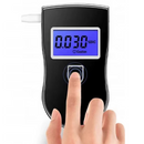 Digitaler Alkoholtester mit beleuchtetem LCD-Display, automatischer Sensorprüfung, 3 Maßeinheiten und 5 Mundstücken inklusive